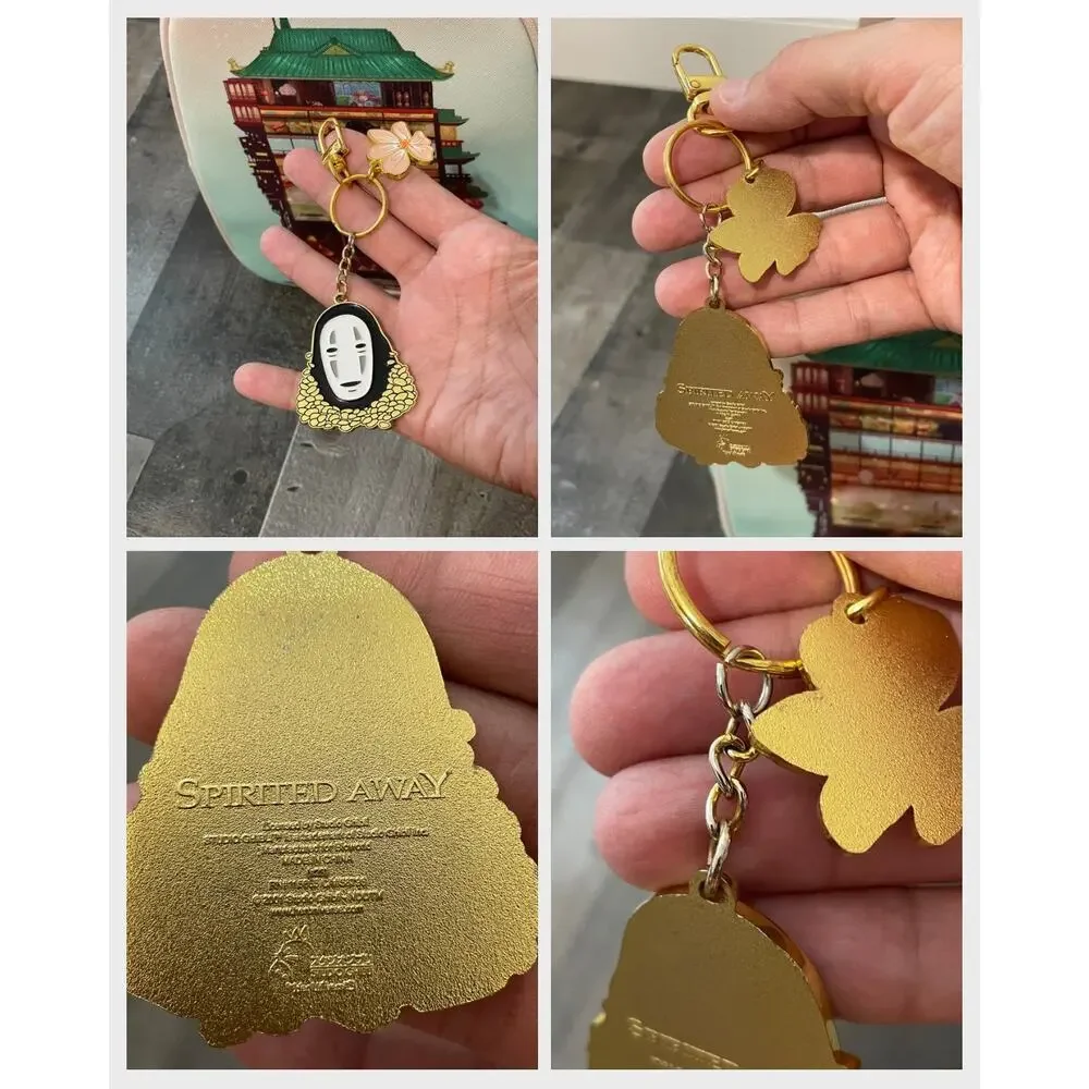 Loungefly Studio Ghibli Spirited Away Bathhouse Mini Backpack No-Face Charm